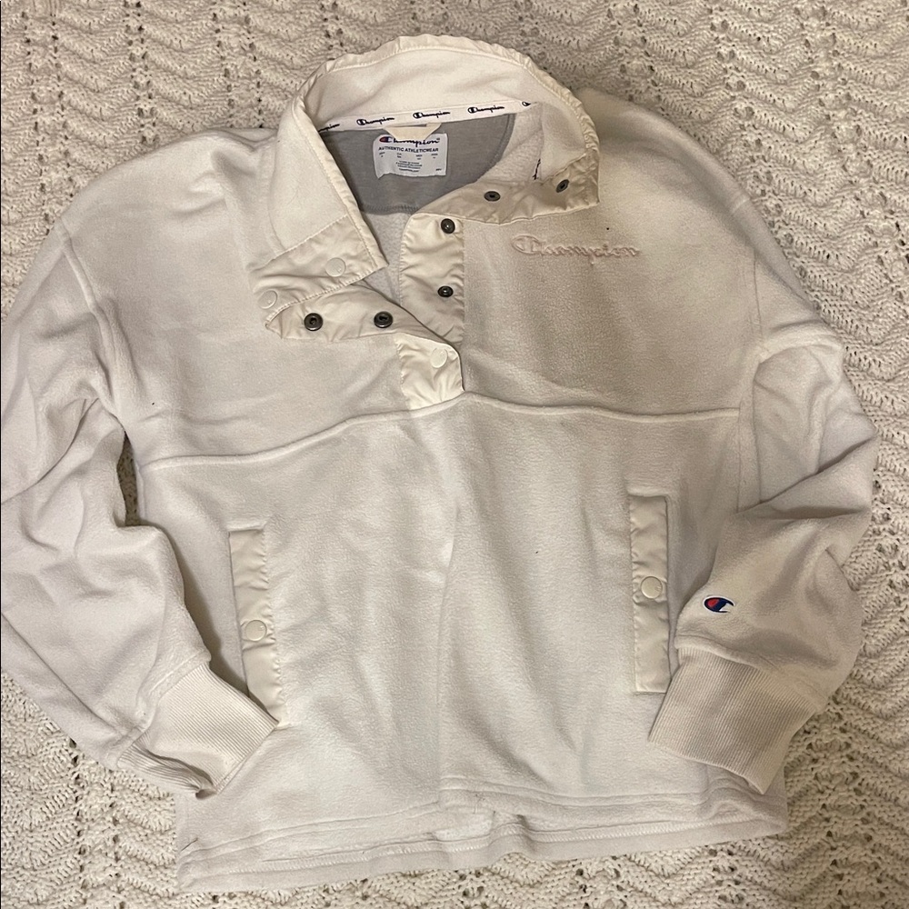 Champion White Sweatshirt